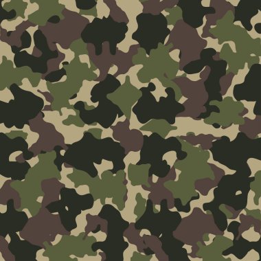 Kamuflaj deseni. Maskeleme için moda tasarımı, askeri stil.