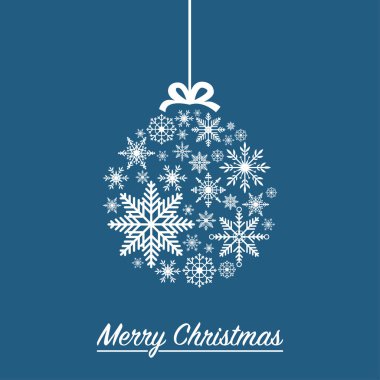 kar taneleri yapılan yılbaşı ball.