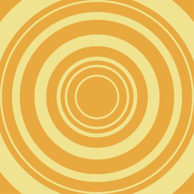 Turuncu arkaplanda sarı daire.