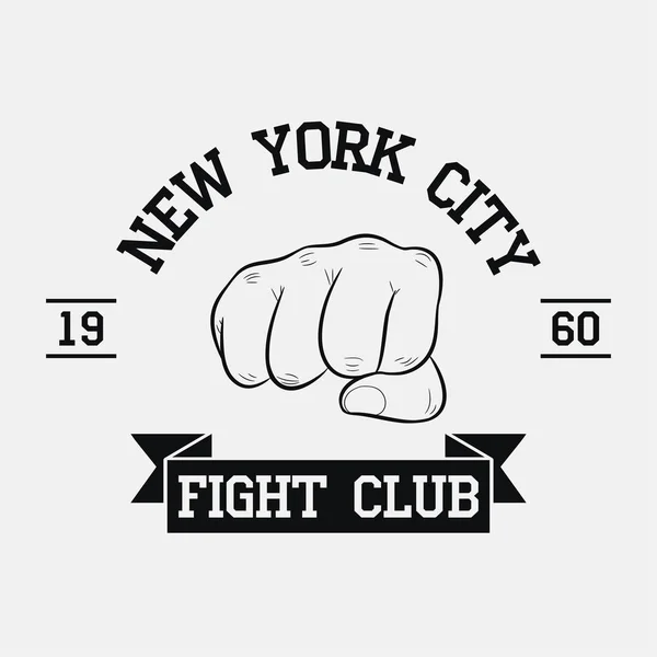 Fight Club logo. New York city.