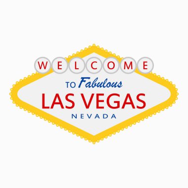 Muhteşem Las Vegas Nevada tabelasına hoş geldiniz..