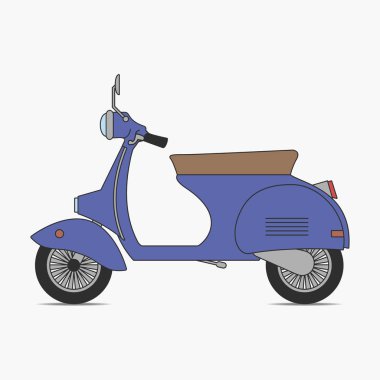 Vintage scooter. Moped.