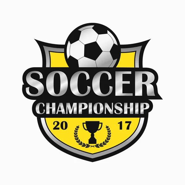 Soccer logo. Sports emblem.