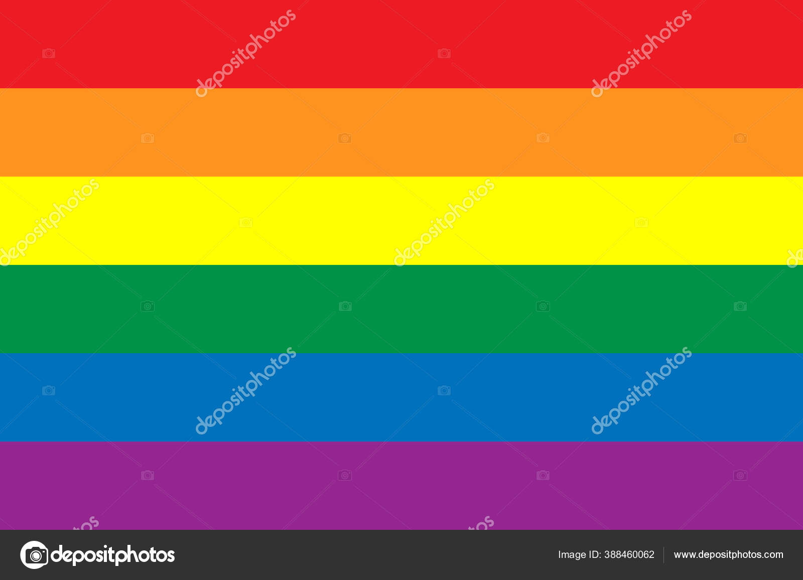 Rainbow Lgbt Flag Gay Pride Movement Oficcial Flag Symbol Sexual Vector Image By C Remo Designer Vector Stock 388460062