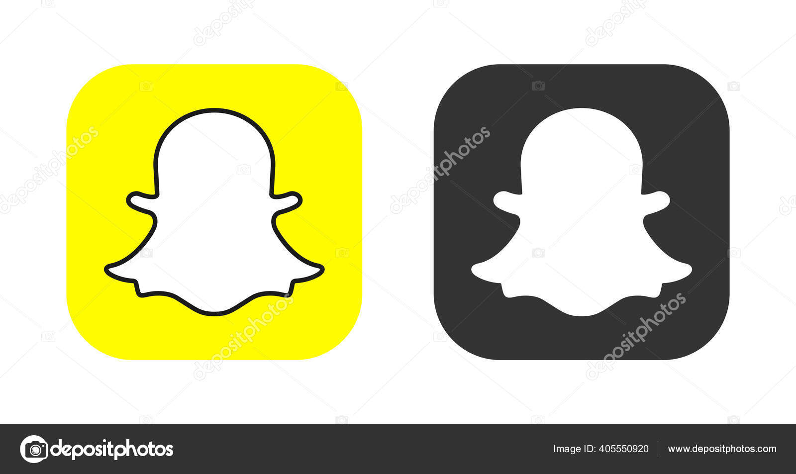 Snapchat Логотип Snapchat Мобильное Приложение Обмена Сообщениями.