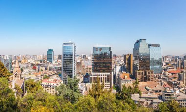 Modern binalar dowtown Santiago - Santiago, Şili