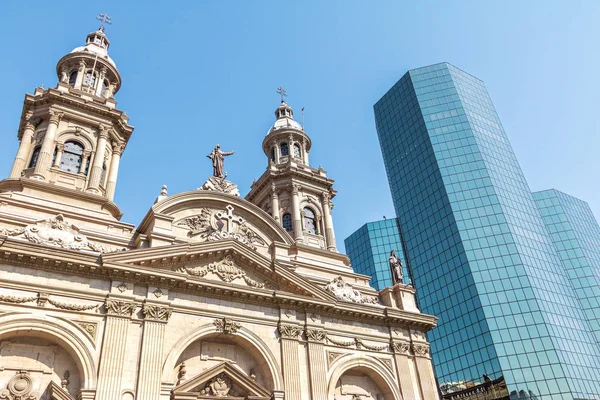 Santiago Metropolitankathedrale Platz Von Armas Santiago Chile — Stockfoto