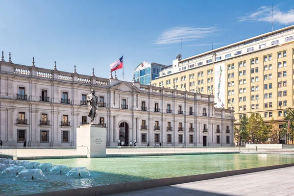 Palacio Presidencial Moneda Santiago Chile — Foto de Stock