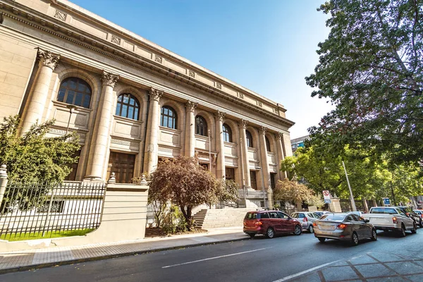 Εθνική Βιβλιοθήκη Σαντιάγκο Χιλή — Φωτογραφία Αρχείου