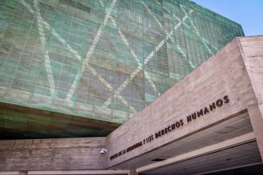 Santiago, Chile - Mar 7, 2018: Memory and Human Rights Museum - Santiago, Chile clipart