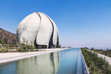 Santiago, Şili - 10 Mar 2018: Bahai evi Tapınağı ibadet - Santiago, Şili