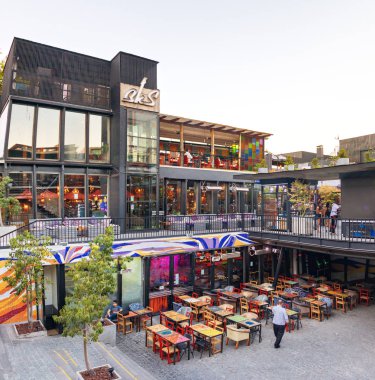 Santiago, Chile - Mar 13, 2018: Patio Bellavista commercial center and food court - Santiago, Chile