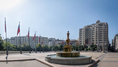 Plaza de la Constituicion (Anayasa Meydanı) - Santiago, Şili