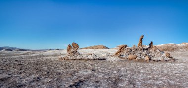 Las Tres Marias (üç Marys) oluşumu Las Salinas alanda ay Vadisi'nin - Atacama Çölü, Şili