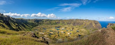 Vulcano Rano Kau Paskalya Adası krater