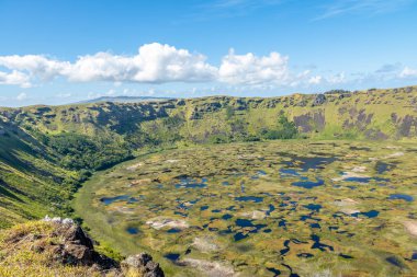 Rano Kau yanardağ krater - Paskalya Adası, Şili