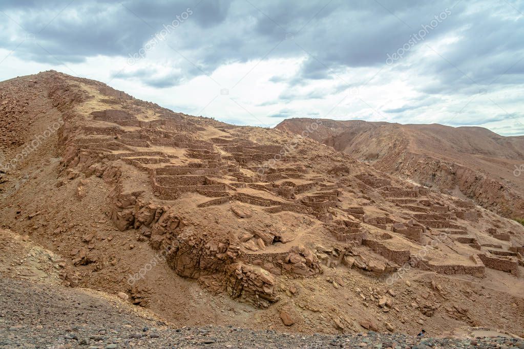 Pukara de Quitor Fortress Ruins - Atacama Desert, Chile