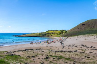 Anakena Beach - Paskalya Adası, Şili