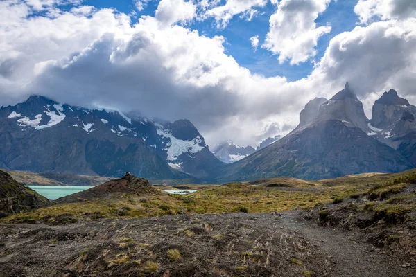 Parque Nacional Torres Del Paine Cerca Salto Grande Patagonia Chile — Foto de Stock