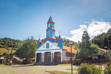 Tenaun Church - Tenaun, Chiloe Island, Chile clipart