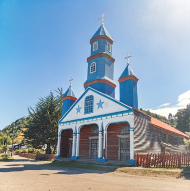 Tenaun Church - Tenaun, Chiloe Island, Chile clipart