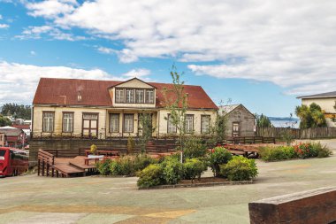 Armas Meydanı Plaza - Chonchi, Chiloe Adası, Şili