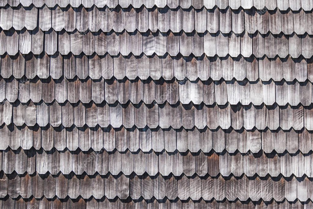 Tablas de madera de la Iglesia de Quinchao, llamadas tejuelas, azulejos