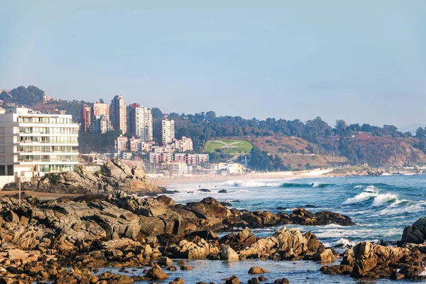 Playa Renaca Vina Del Mar Chile — Foto de Stock