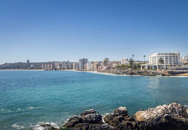 Vina Del Mar Skyline Vina Del Mar Чили — стоковое фото