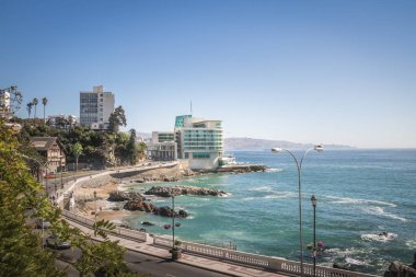 Vina del Mar Skyline - Vina del Mar, Şili havadan görünümü