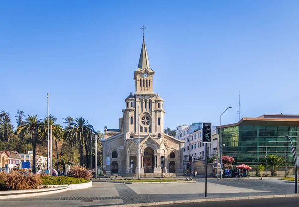 Iglesia Parroquial Nuestra Señora Dolores Vina Del Mar Chile — Foto de Stock