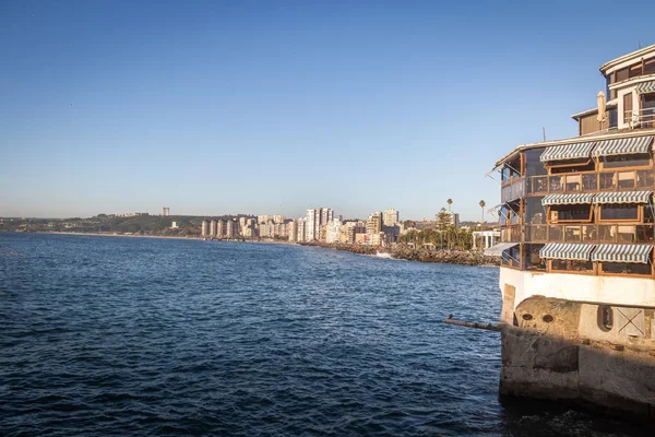 Vina Del Mar Skyline Vina Del Mar Chile — стокове фото