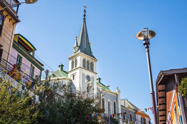 Valparaíso Chile Mar 2018 Iglesia Luterana Valparaíso Chile — Foto de Stock