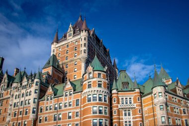 Frontenac Castle detay - Quebec City, Quebec, Kanada