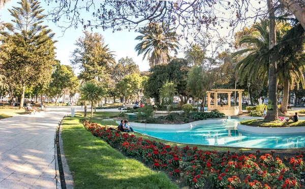 Vina Del Mar Chile Mar 2018 Plaza Vergara Vina Del — Stockfoto