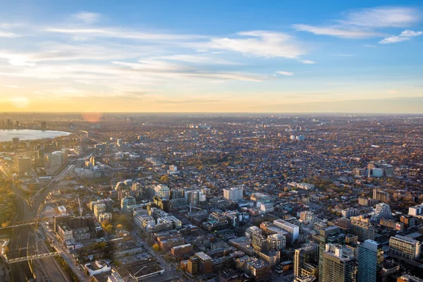 Uitzicht Toronto City Van Bovenaf Toronto Ontario Canada — Stockfoto