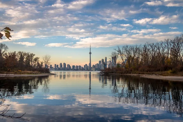 Toronto Skyline view from Toronto Islands - Toronto, Ontario, Ca