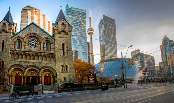 Panoramisch Uitzicht Van Andrew Presbyterian Church Tower — Stockfoto