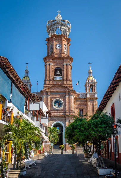 Our Lady Guadalupe Church Puerto Vallarta Jalisco Mexico — Stock Photo, Image