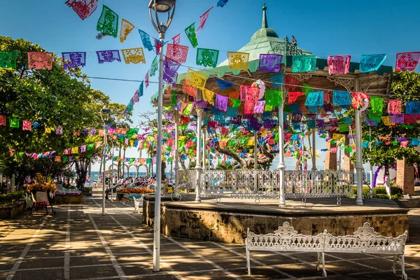 Praça Principal Puerto Vallarta Jalisco México — Fotografia de Stock