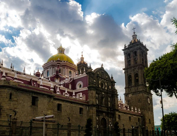 Puebla Katedrális Puebla Mexikó — Stock Fotó