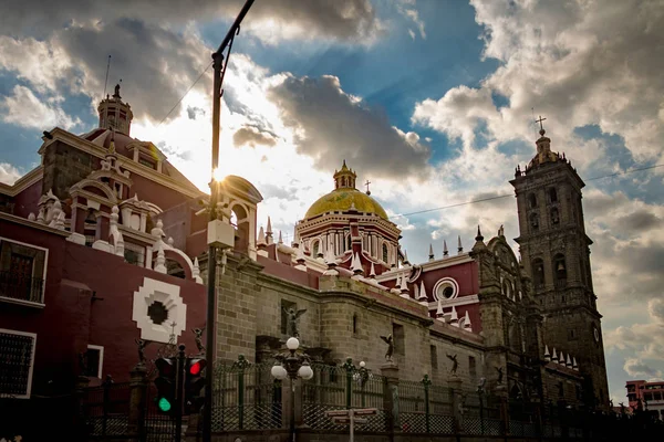 Pueblas Katedral Puebla Mexiko — Stockfoto