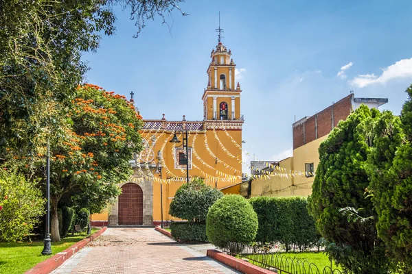 Church San Pedro Apostol Cholula Tér Cholula — Stock Fotó