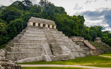 Tapınak yazıtlar, Maya Palenque - Chiapas, Mex Harabeleri