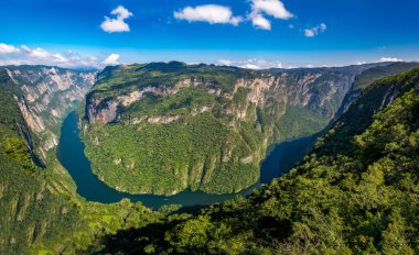View from above the Sumidero Canyon - Chiapas, Mexico clipart