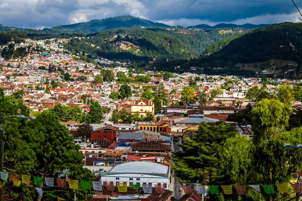 Vista Alta San Cristobal Las Casas Chiapas México — Fotografia de Stock