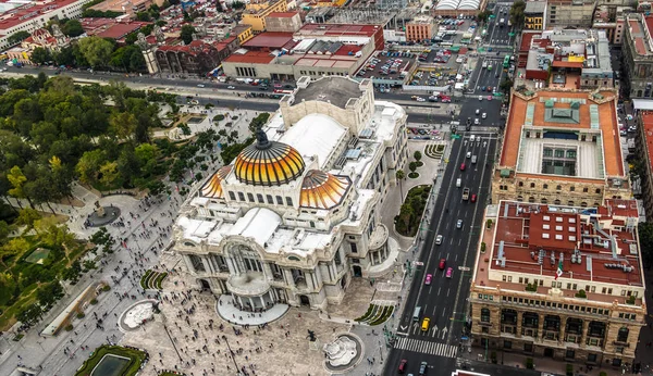 Вид Сверху Дворец Искусств Palacio Bellas Artes — стоковое фото