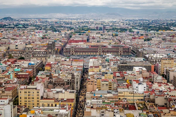 Vista Aérea Ciudad México México — Foto de Stock