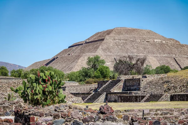 Pirâmide Solar Teotihuacan Ruins Cidade México México — Fotografia de Stock