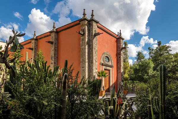Királyi Kápolna Capilla Emperatriz Kertek Nemzeti Palota Mexikóváros Mexikó — Stock Fotó